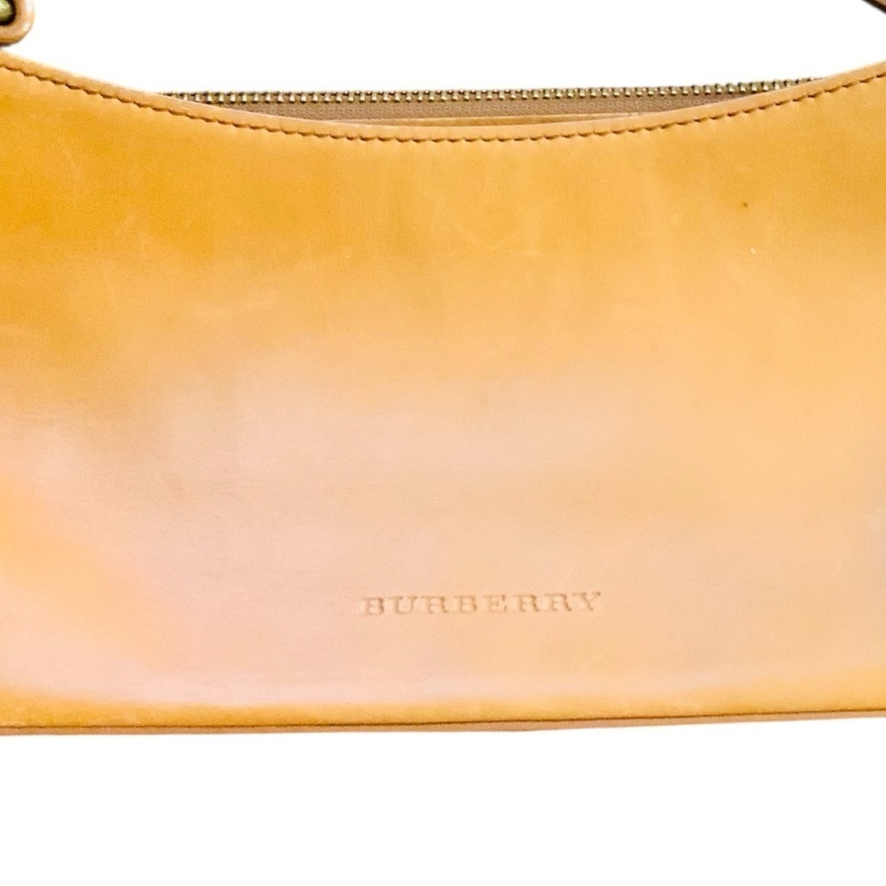 Burberry Vintage Leather Shoulder Bag | Nova Check Lining w/DB | Viral 20K Views - Picture 13 of 17